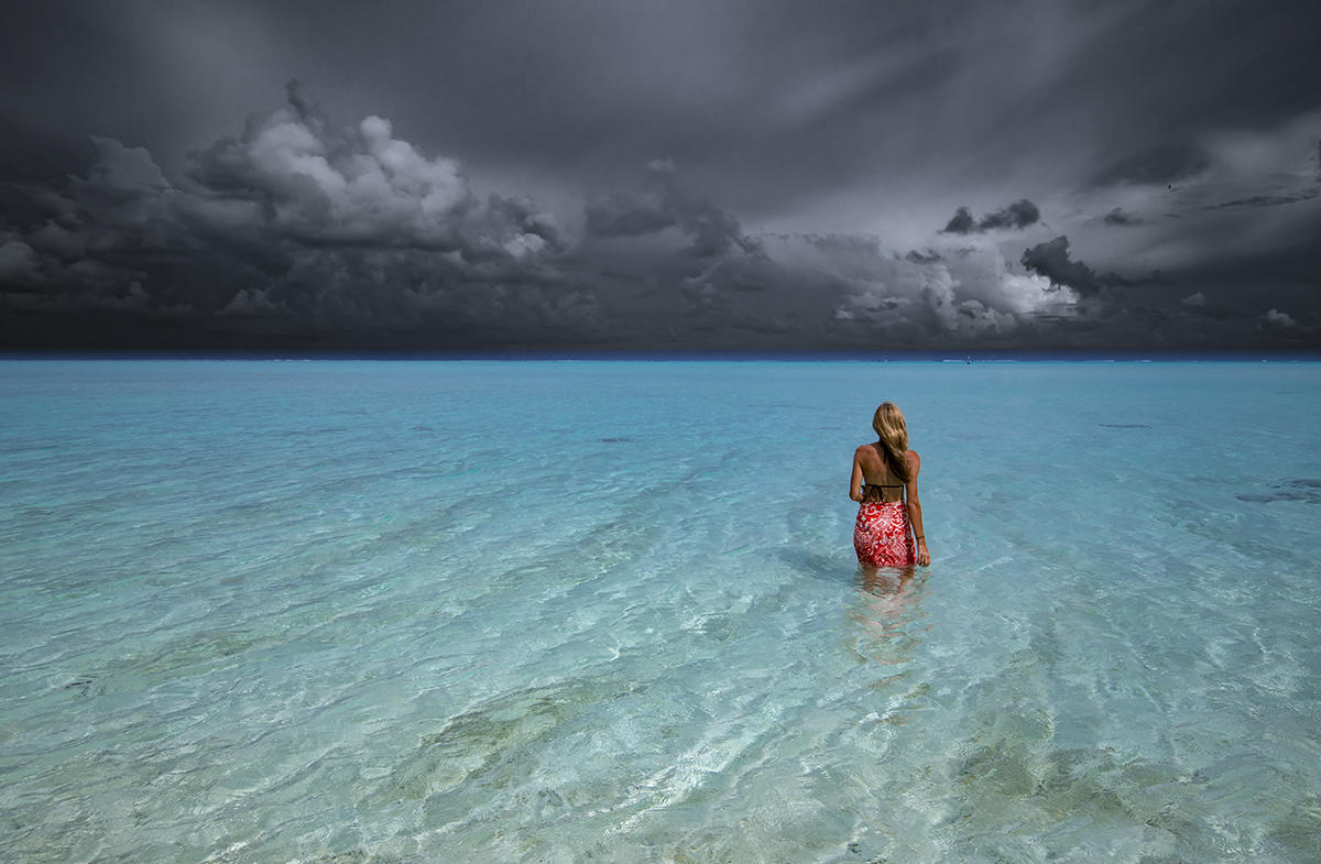 Inpending storm :: Bora Bora French Polynesia