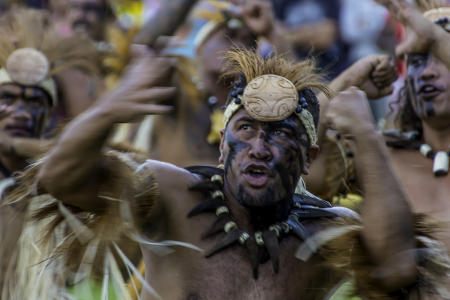 Marquesian Dancer :: Hiva Oa . Marquesas, FP